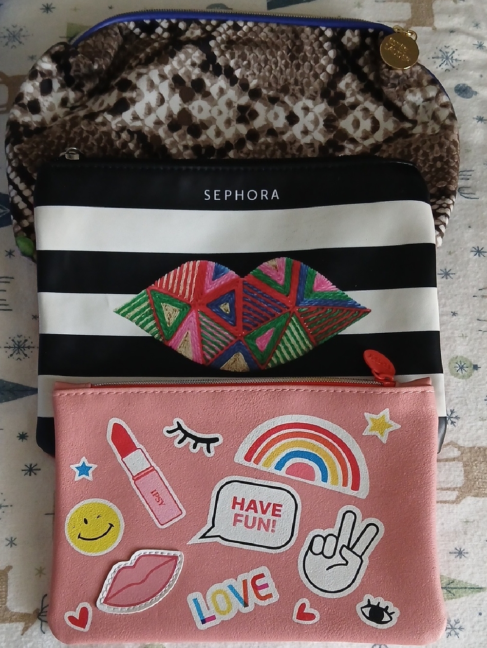 Estee Lauder, Sephora, Ipsy Cosmetics Bags